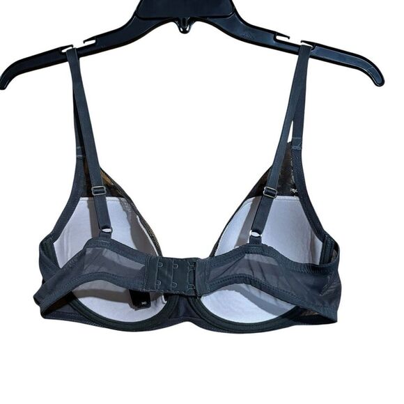 Natori Bra Womens 34D Multicolor Mesh Underwire Plunge - Picture 3 of 4